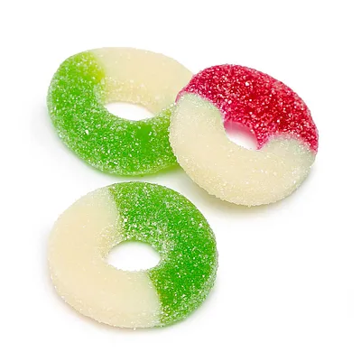 Peach Ring Edibles | Delta 9 | Watermelon and Apple Rings - Image 2
